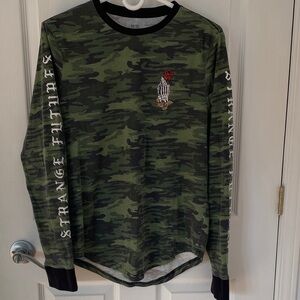 Green Camo Long Sleeve Shirt